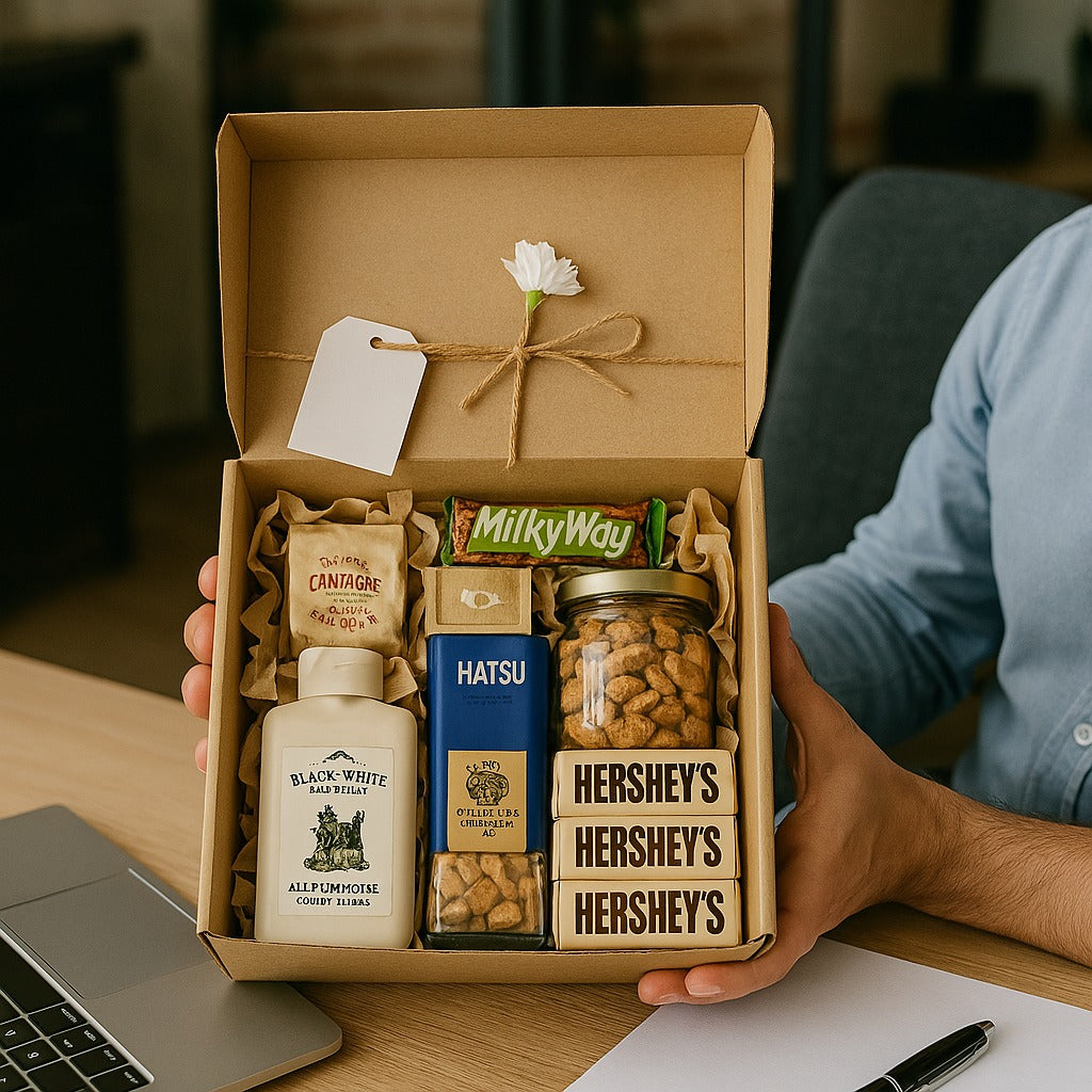 🥃 Caja Regalo con Whisky, Chocolates y Snacks | Sorprende con un detalle lleno de sabor y estilo 🎁✨