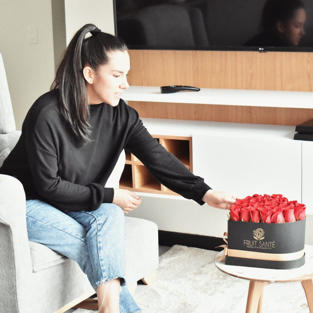 Corazon de rosas en Bogotá