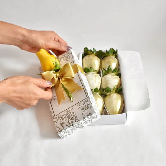 caja de fresas con chocolate en bogotá