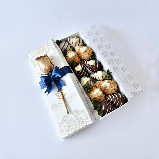 Caja de fresas con chocolate a domicilio en Bogotá