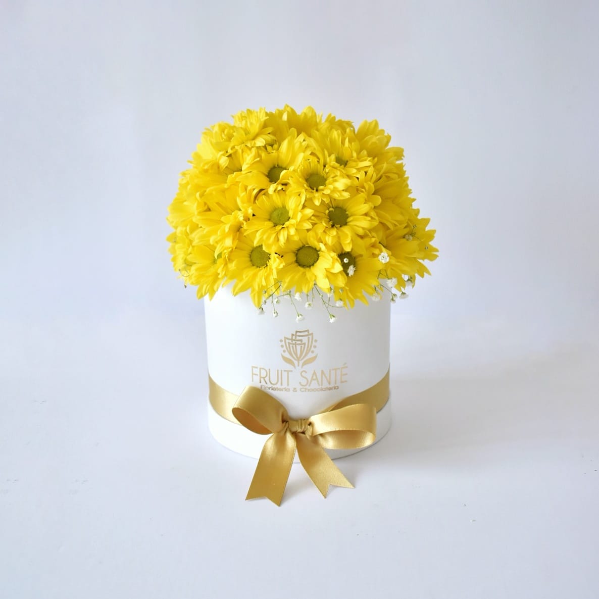 arreglo de margaritas amarillas en Bogotá