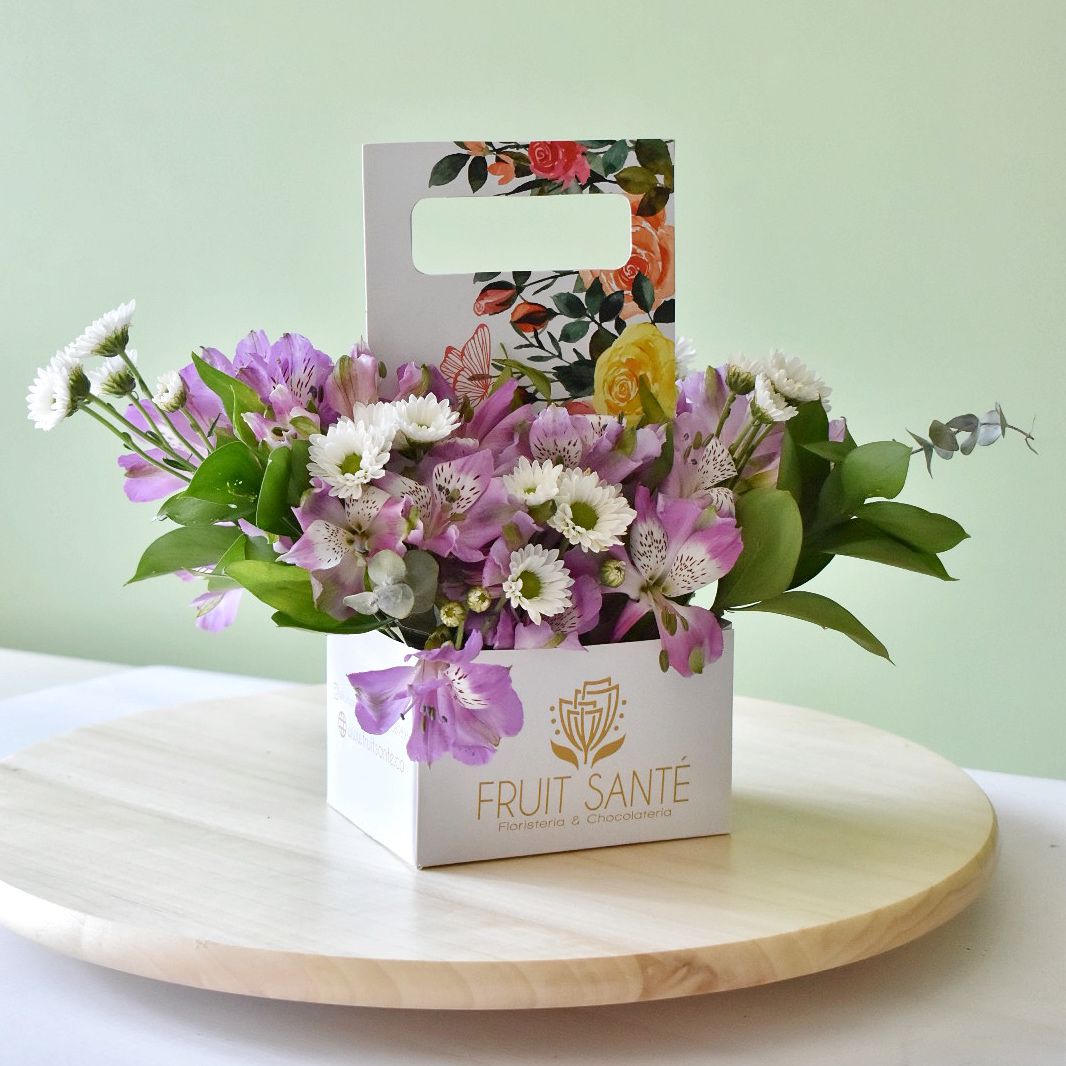 Caja de Flores Premium «Jardín Encantado»