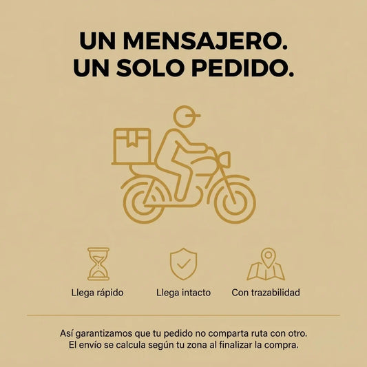 Por qué Fruit Santé cobra domicilio: un mensajero exclusivo por pedido, sin compartir ruta, para que llegue rápido e intacto
