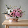 Bouquet de Hortensias y Rosas Rosadas — Flores a Domicilio en Bogotá