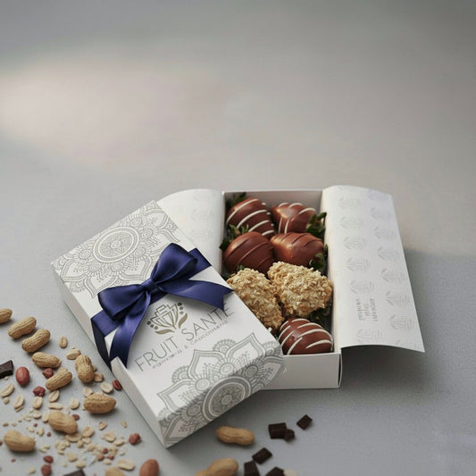 Caja de fresas con chocolate en Bogotá