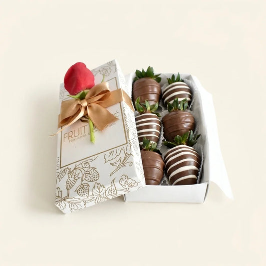 Caja de fresas con chocolate en bogota