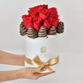 Arreglo de Rosas y Fresas con chocolate (Luxury Tentacion)