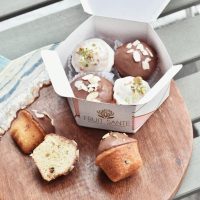 Dulce Tentación: muffins de Chocolate con Pistachos y Almendras para regalar