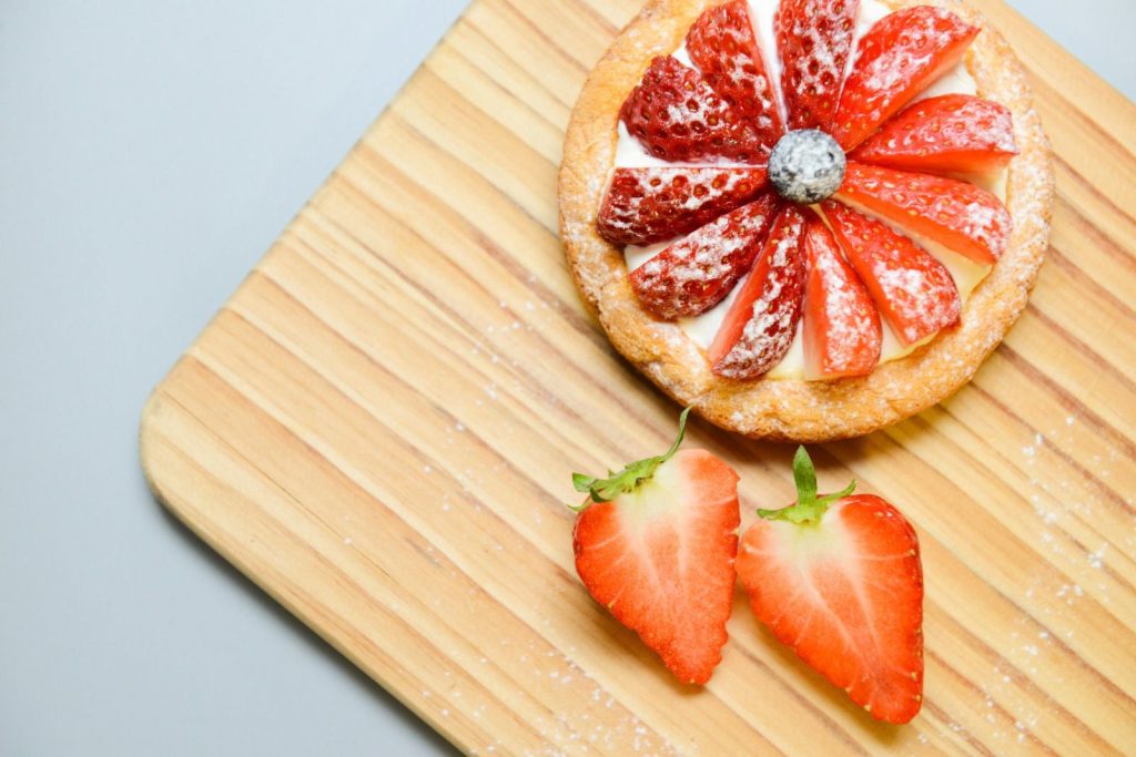 Tarta de Queso con Fresas